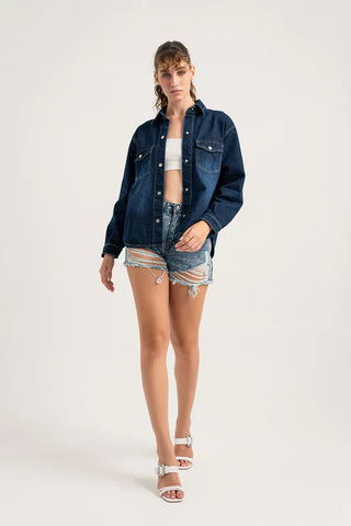Denim Jackets with Shorts