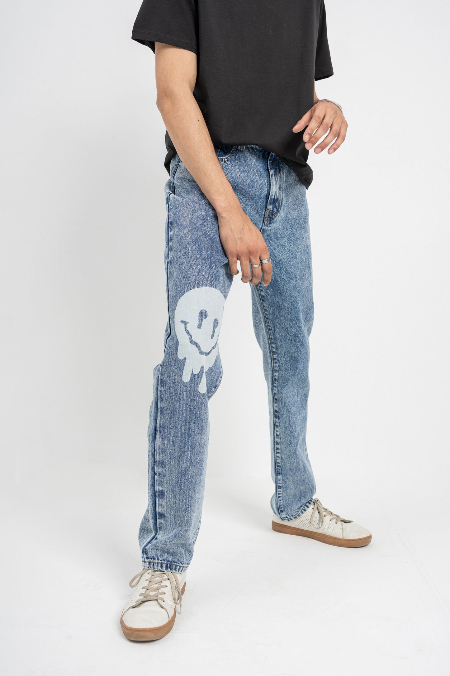 Raw Blue Straight Fit Jeans