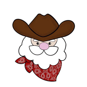 cowboy santa and clipart
