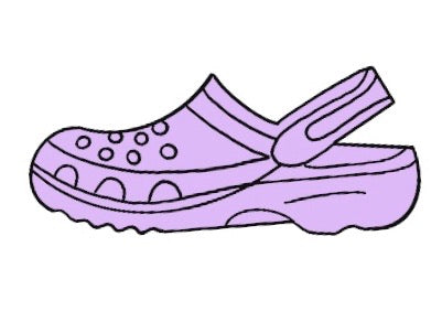 Croc Shoe – PinkyPrintsCo