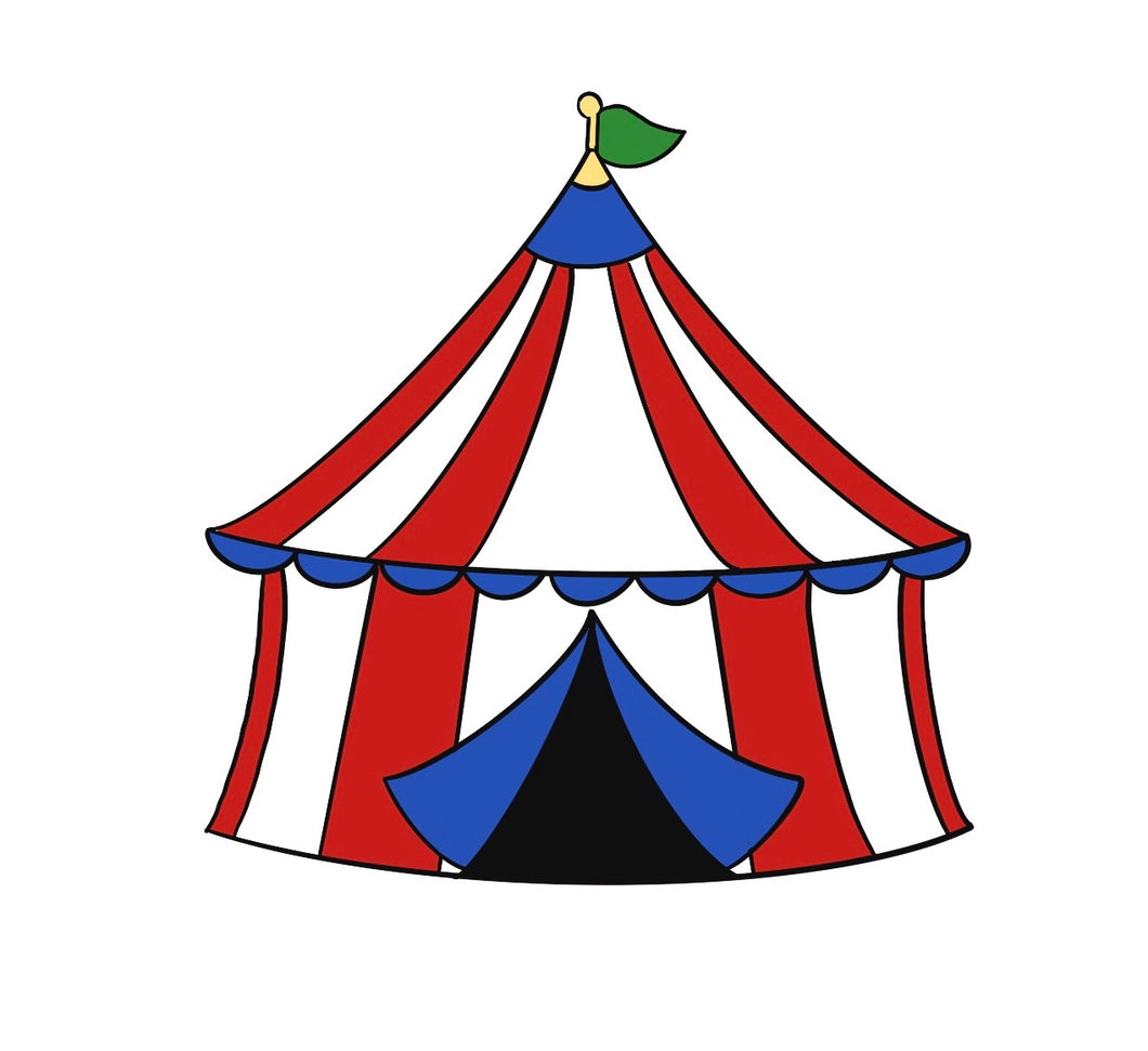 Buiten adem Dwang salto Circus Tent – PinkyPrintsCo