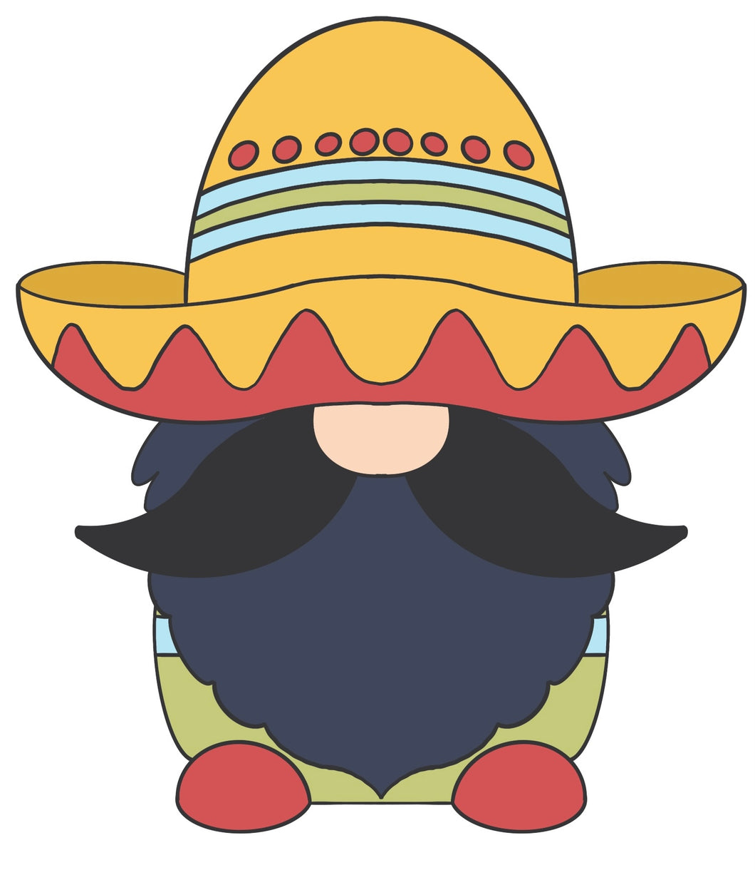 Mexican Gnome – PinkyPrintsCo