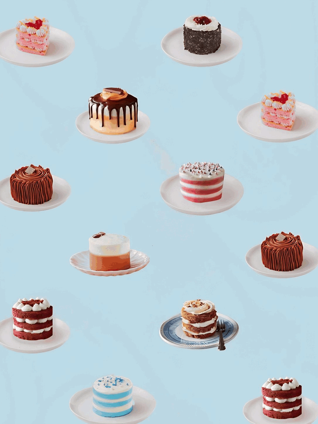 Pick and Mix 6 Mini Cakes