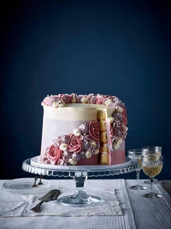 Five Layer Floral Wedding Cake Package (Vanilla Sponge)