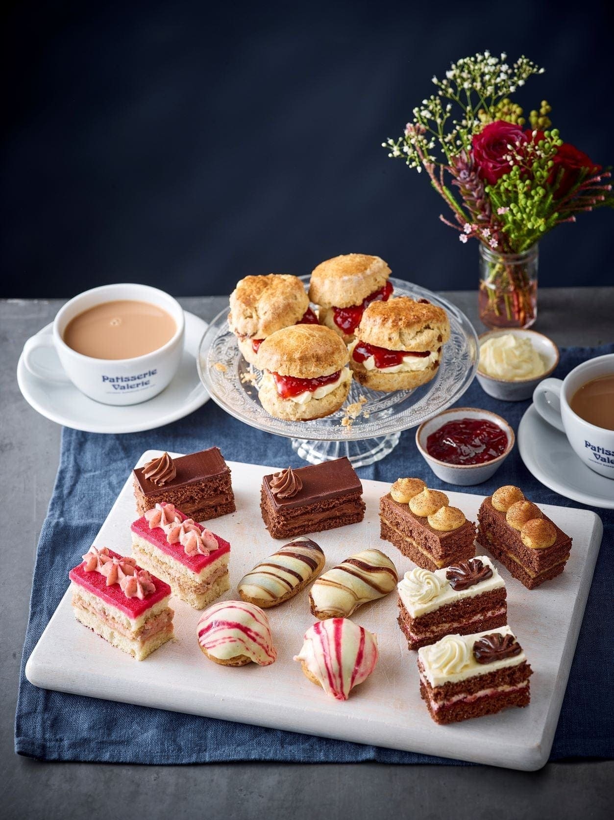 Madame Valerie’s Afternoon Tea for Two with Cake Stand