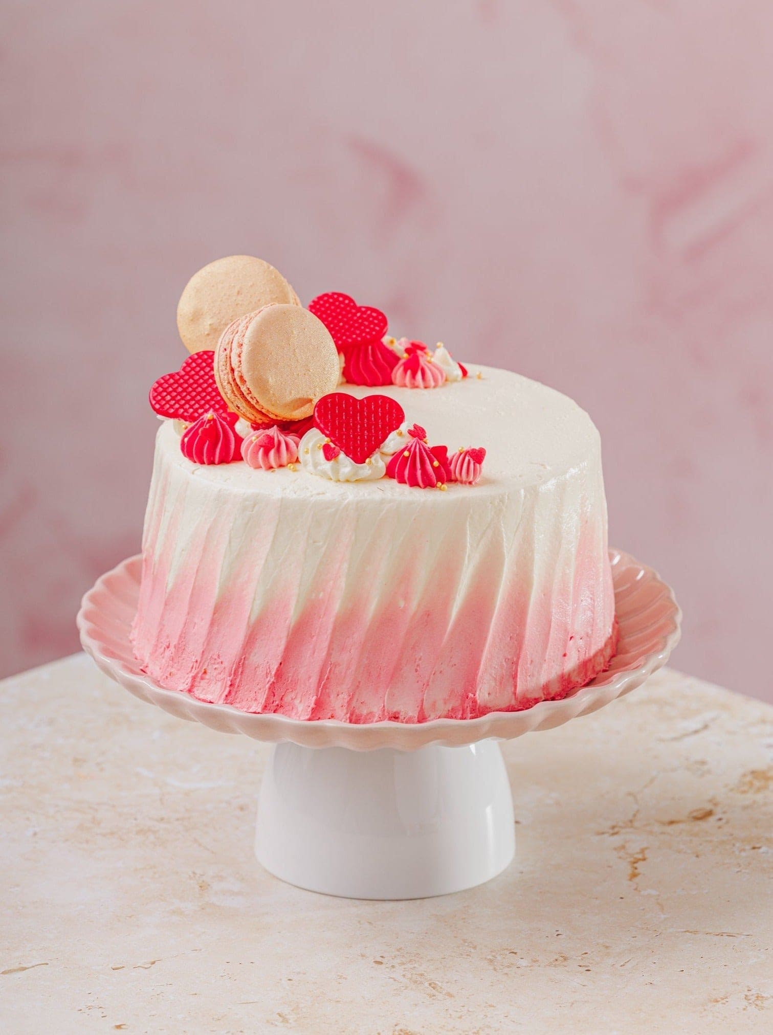 Queen of Hearts Strawberry & Fresh Cream Cake