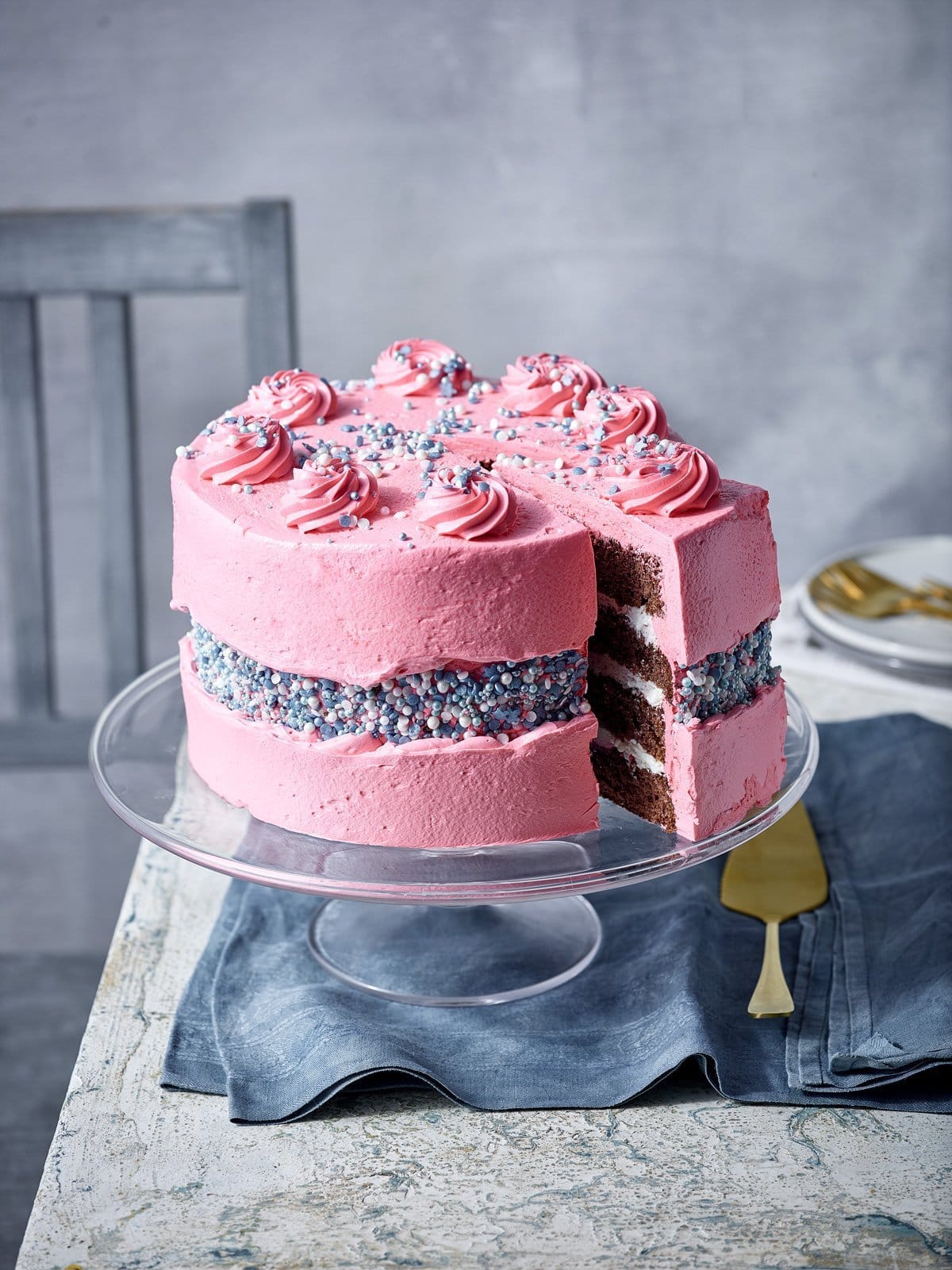 Raspberry Cakes - Next Day Delivery | Patisserie Valerie