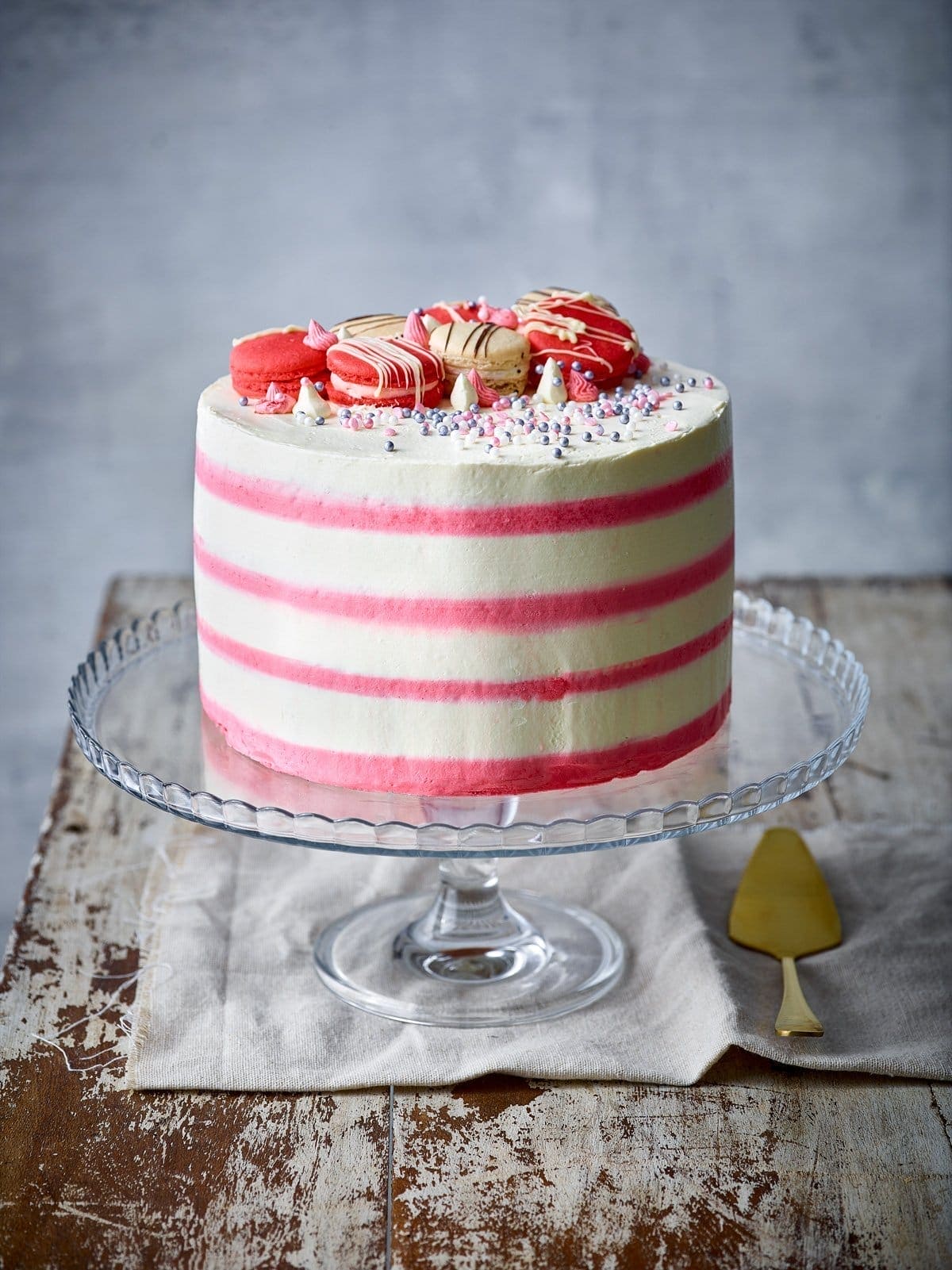 Image of Two Tone Raspberry Cake