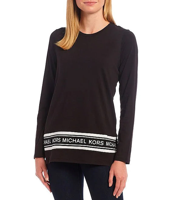 Michael Kors-F-Pullover Border with Logo – Sport & Chic