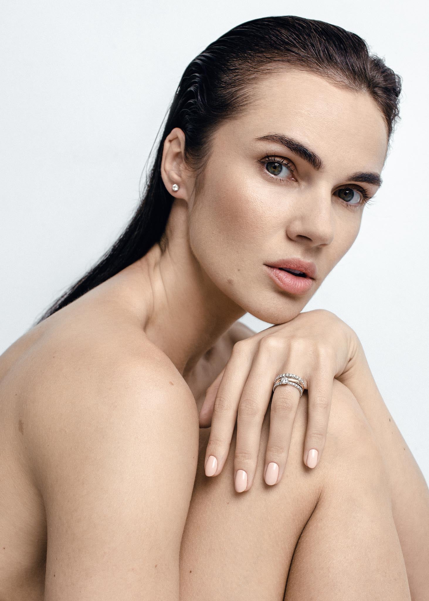 Formes Fine Jewelry with lab grown diamonds 2021 - 2022 campaign with Justina Jarute