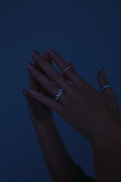 Gintarė Sudžiutė-Asakavičė for Formes Fine Jewelry new campaign Bare Your Soul