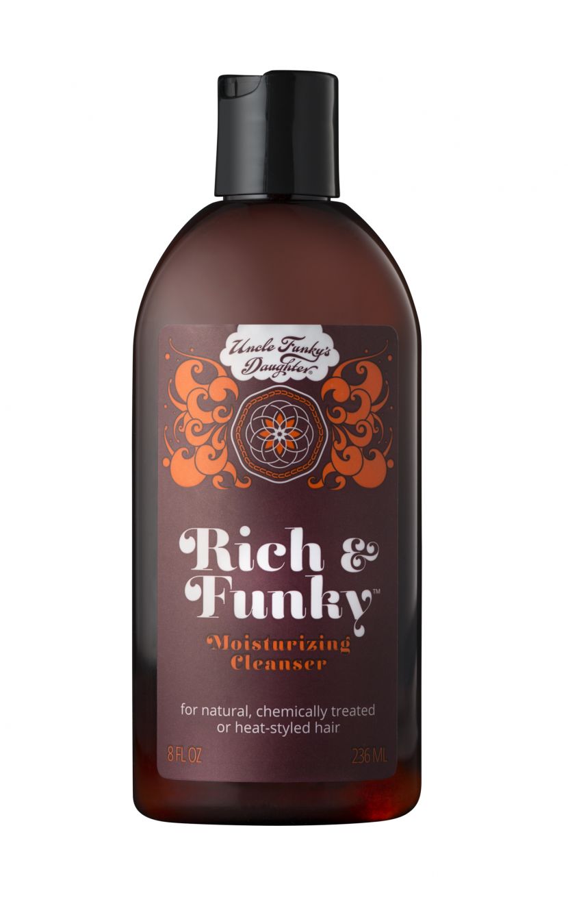 Image of Rich & Funky Moisturizing Cleanser Y unk: Y O S TR VAL Cle: T or heat FLOZ 