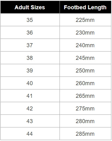 Shoe Sizing Guide – Nimbin Hemp Embassy