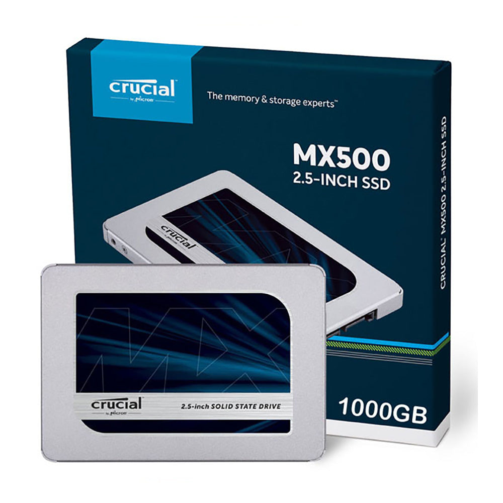 【新品未開封】Crucial SSD MX500( 1000GB )　箱潰れSSD箱の右上がつぶれています