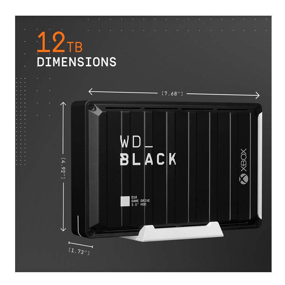 Wd Black 12tb D10 Game Drive For Xbox Starlite