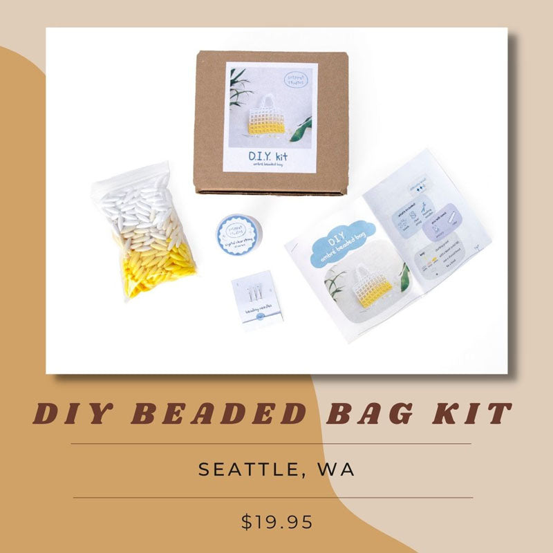 sustainable gift diy beaded bag kit