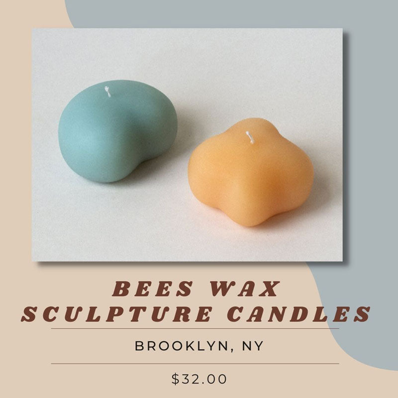 sustainable gift idea beeswax candles