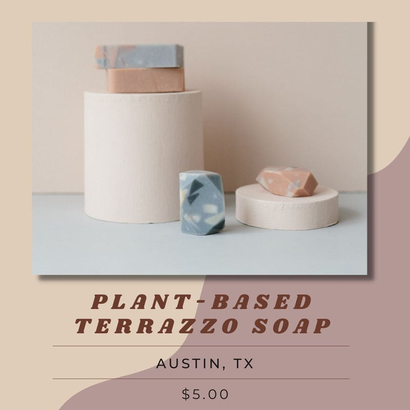 sustainable gift idea terrazzo soap