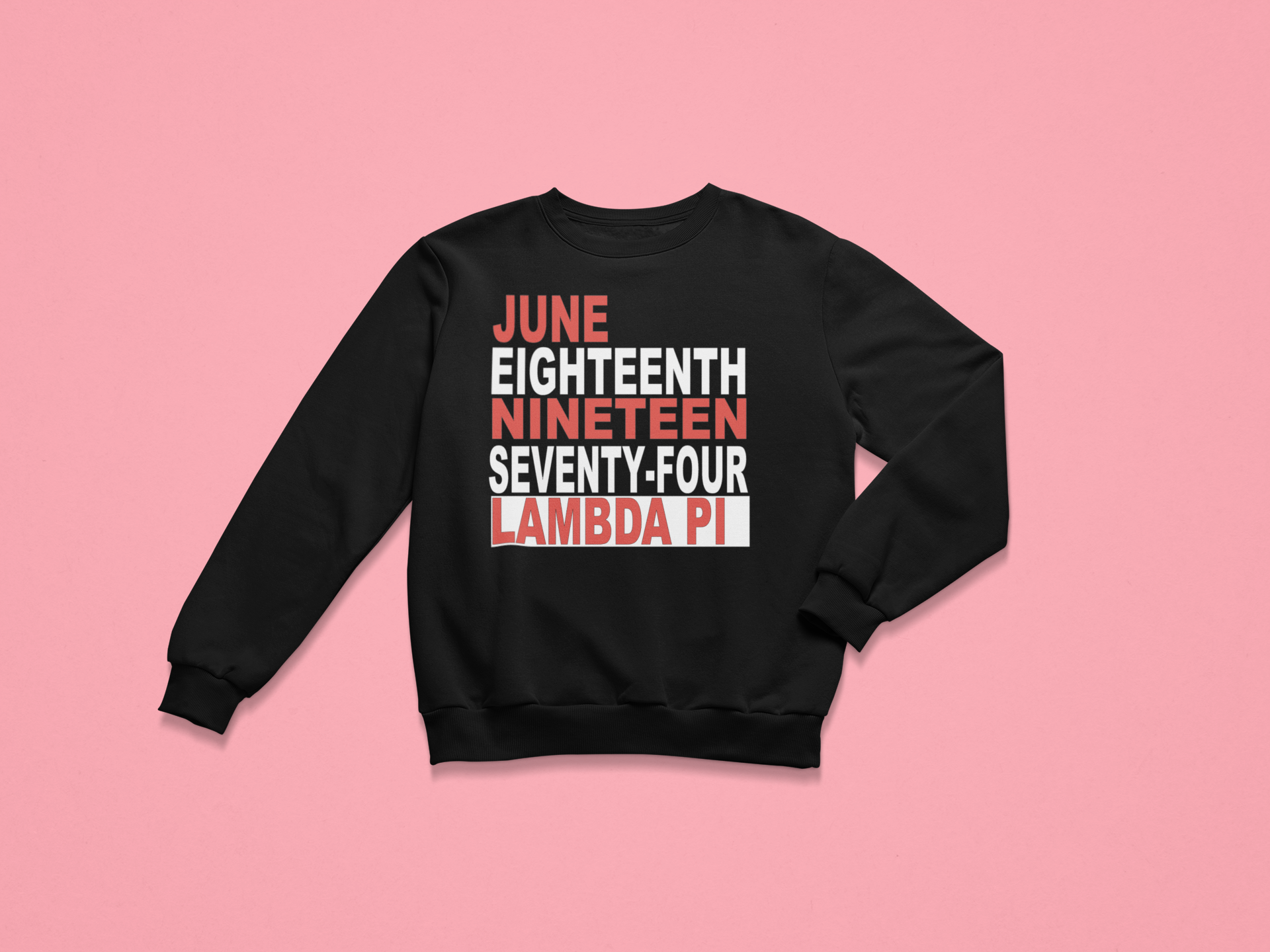 Red/White Custom Chapter Sweatshirt