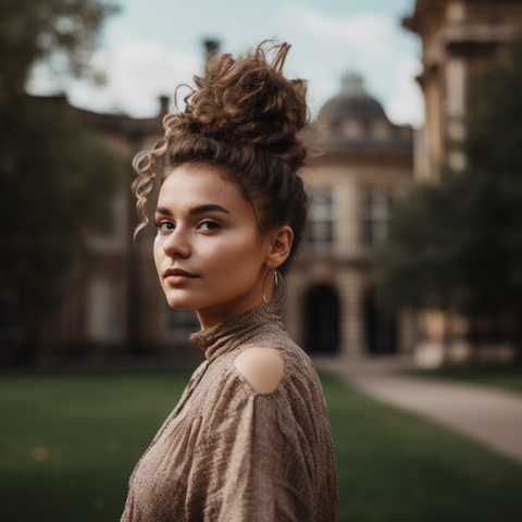 Big Bun Hair Messy