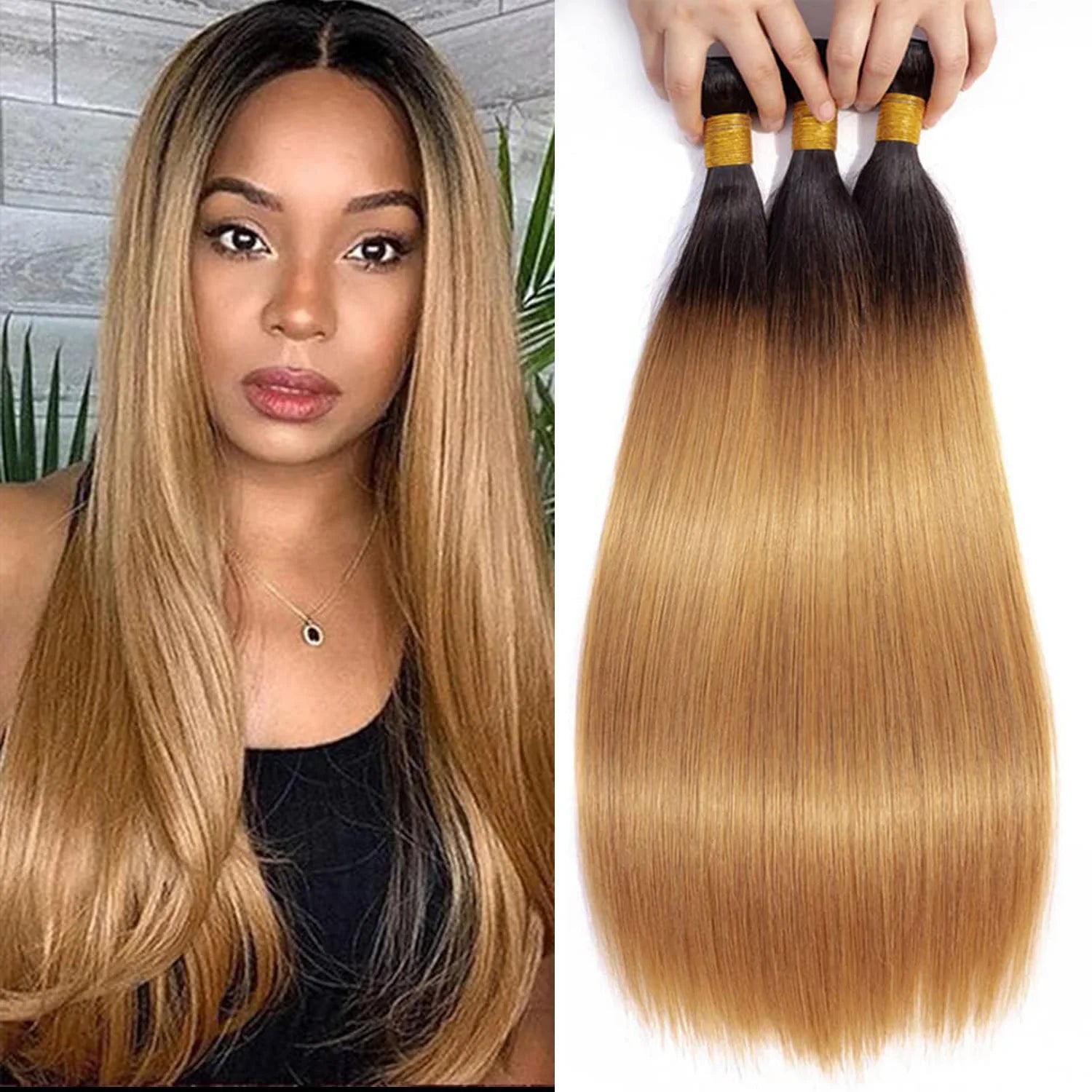 Raw Indian Straight Human Hair Weave Bundles