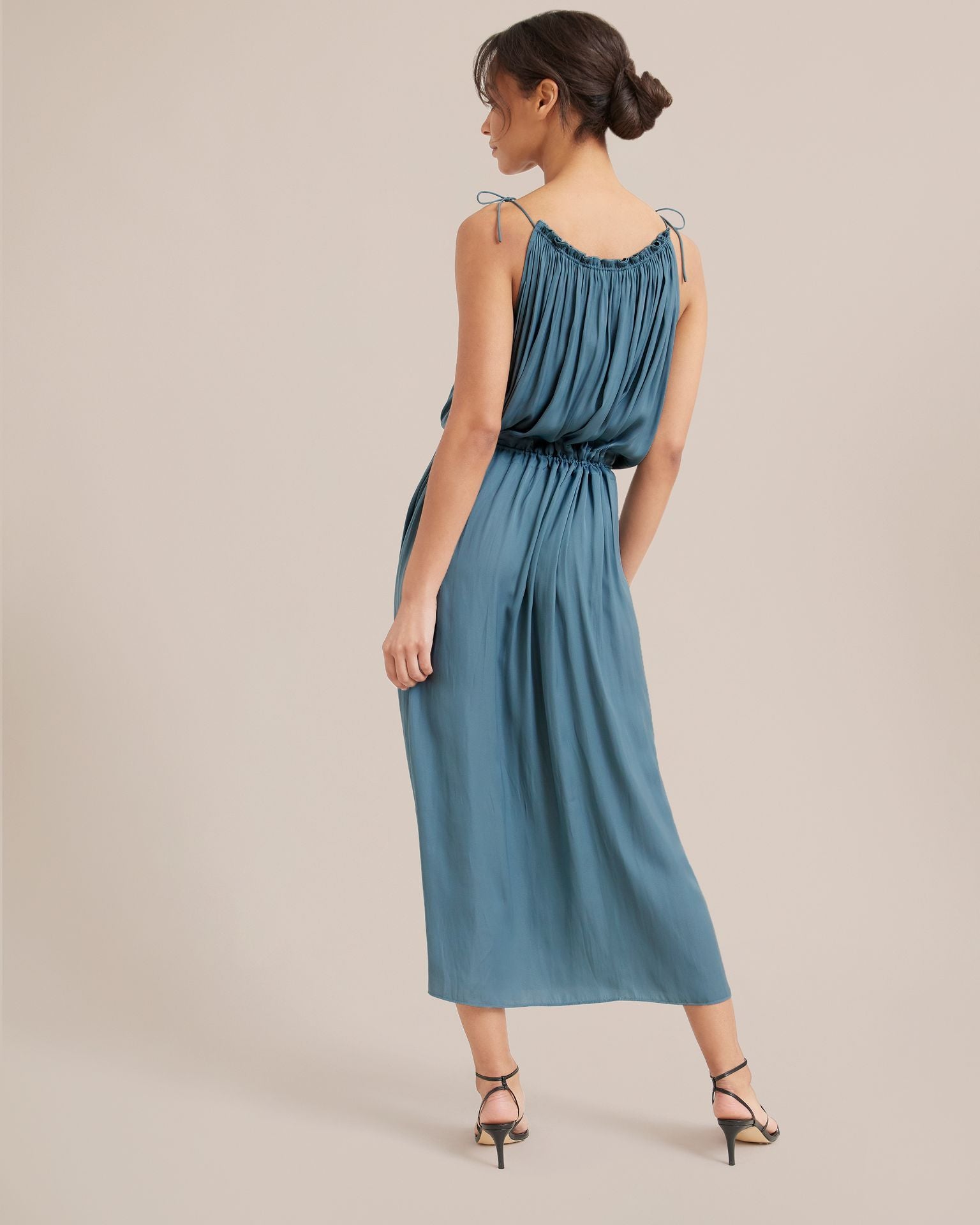 Aileen Tie-Shoulder Maxi Dress