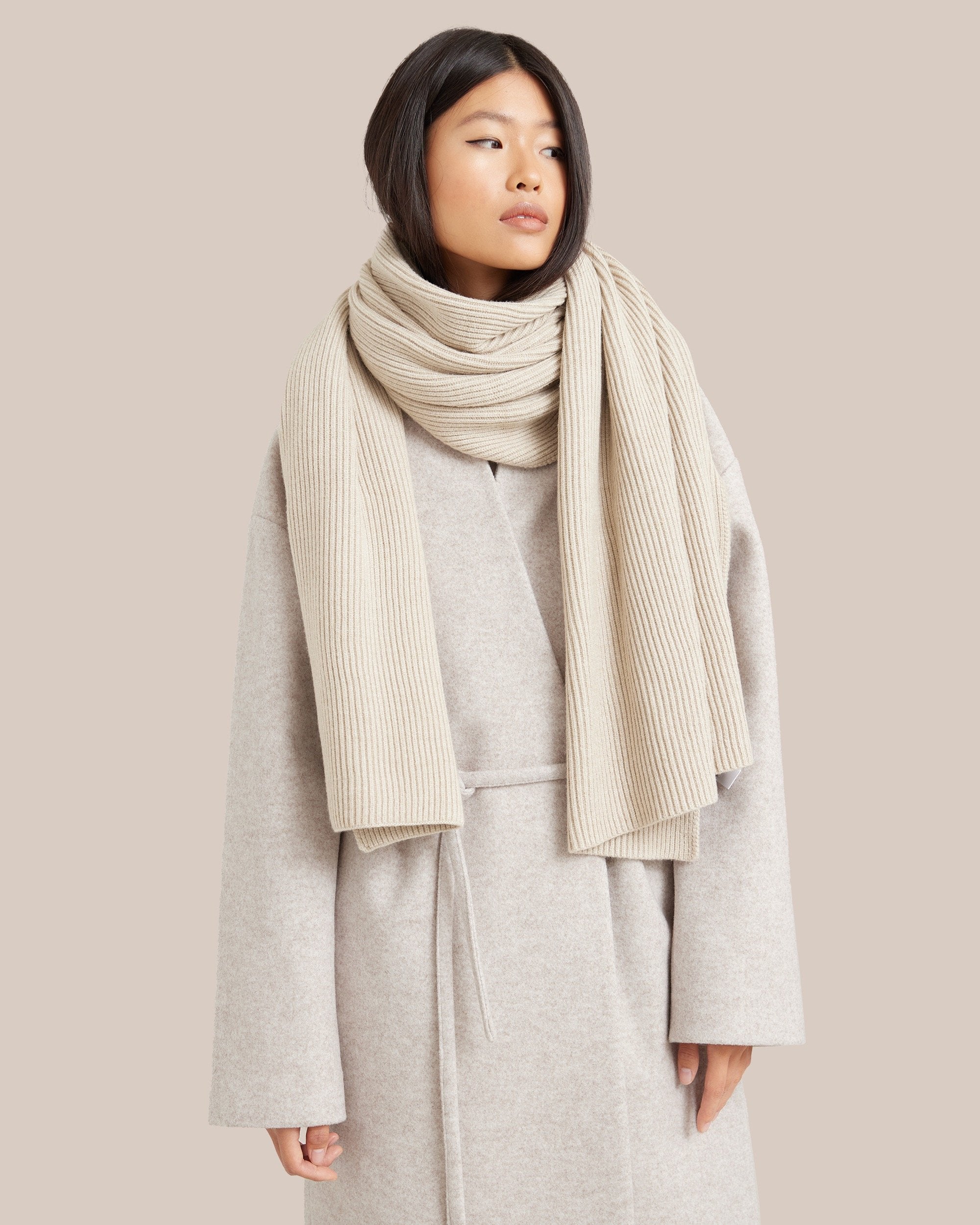 Chisa Soft Ribbed Scarf