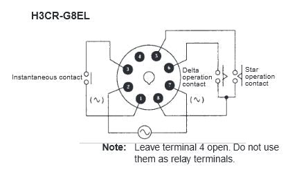 H3CR-G8EL 200-240VAC Omron Star-Delta Timer | Jababeka ... wiring diagram symbols connectors 