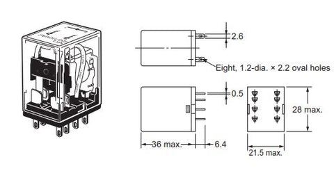 My2n Gs Omron Relay 2 C O Jababeka Elektrik