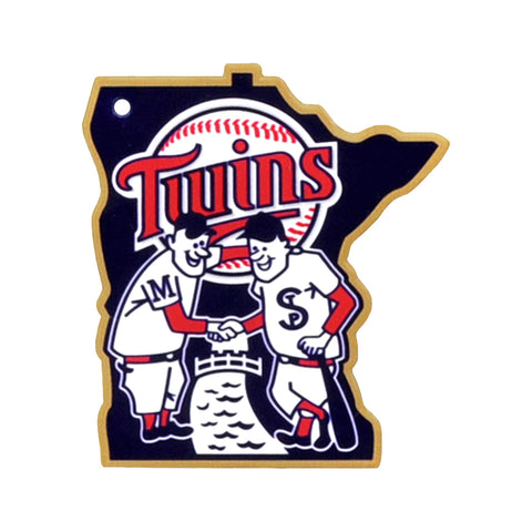 Minnesota Twins TC Logo 3D Metal Artwork – Hex Head Art