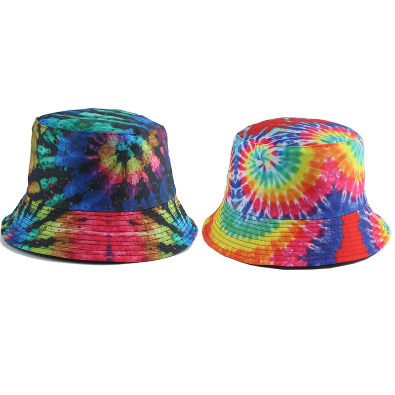 Womens tie dye bucket hat