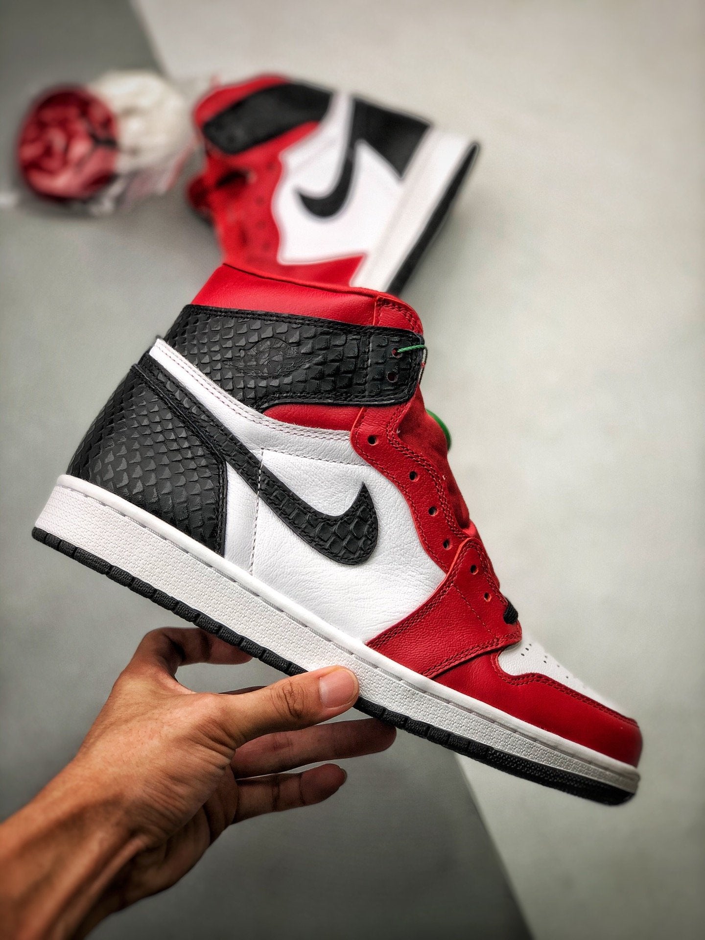 jordan 1 high satin snake