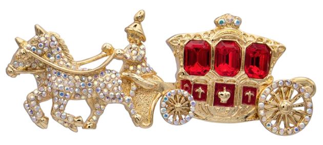 carriage brooch