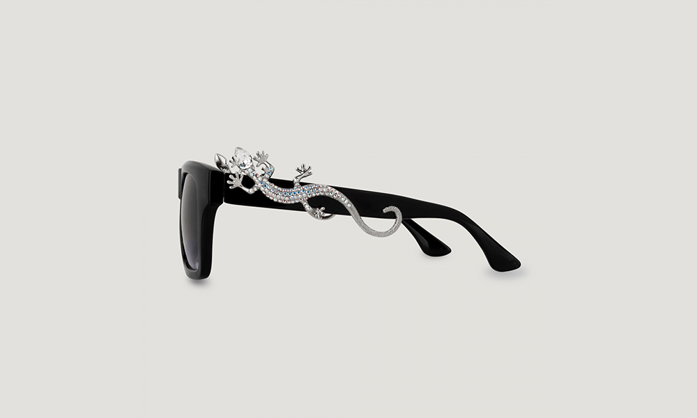 B&W Lizard Sunglasses | Side