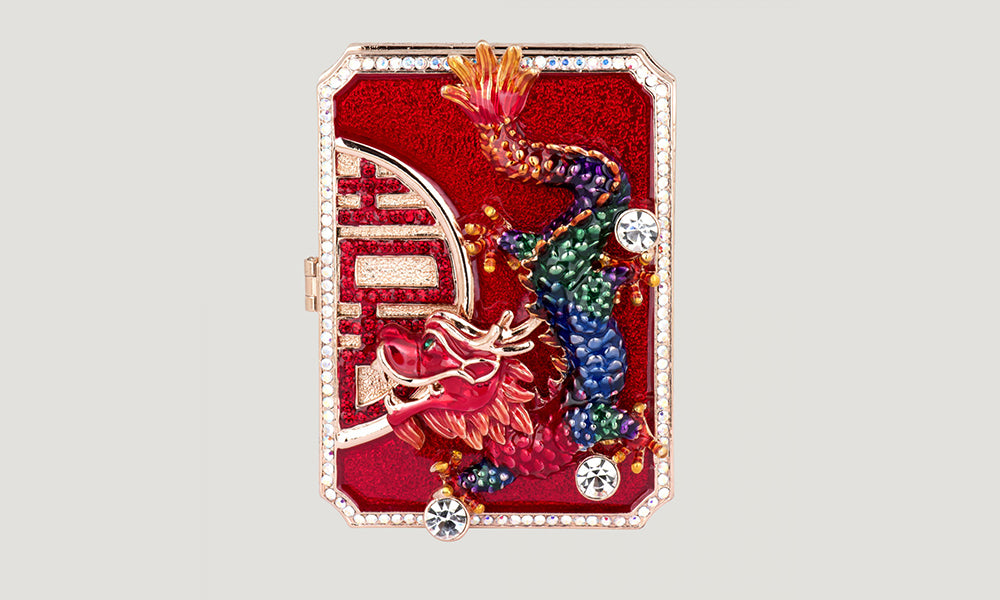 Chinese Dragon Compact Mirror