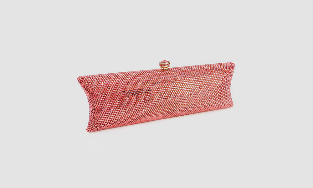 Swarovski Crystal Long Hard Clutch Bag