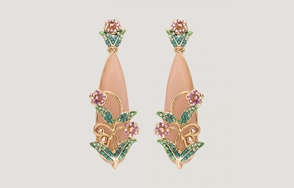 Flower Drop Earrings