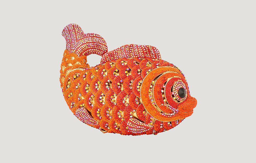 Swarovski Crystal Fish Clutch Bag