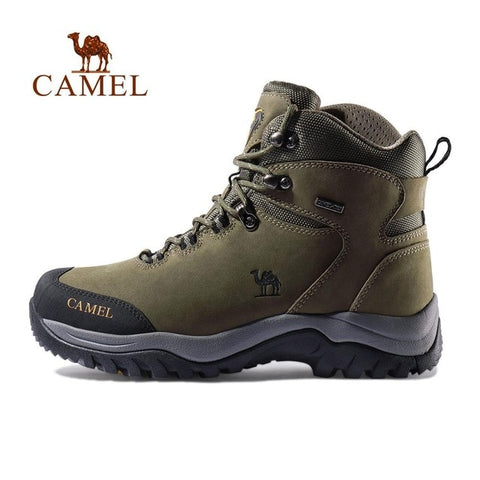 CAMEL Men Women High Top Hiking Shoes 