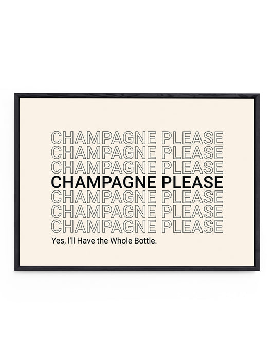 You make me want to drink champagne on a Tuesday 🥰 🥂 – Champagne Poster