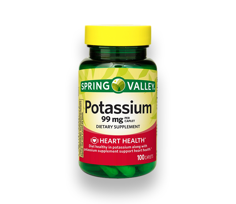 Spring Valley Potasio 99 Mg 100 Tabletas Phasil 2304