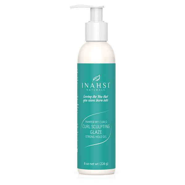 Inahsi Naturals Pamper My Curls Curl Sculpting Glaze Strong Hold Gel