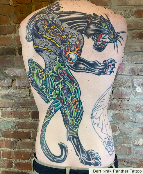 Bert Krak Panther Tattoo