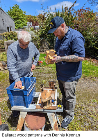 Ballarat wood patterns with Dennis Keenan