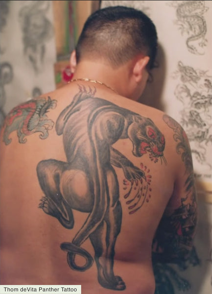 Thom deVita Panther Tattoo