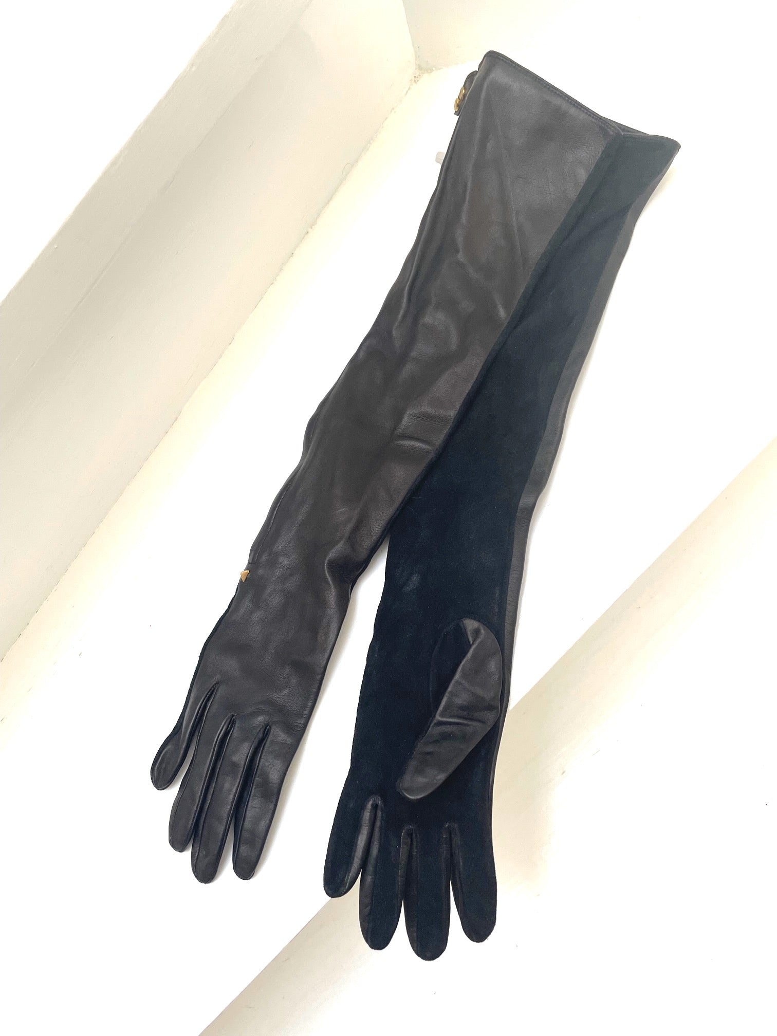 Noir lange handsker Fashionistas