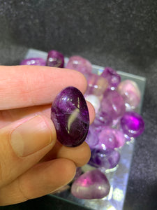 Purple Fluorite Tumbled