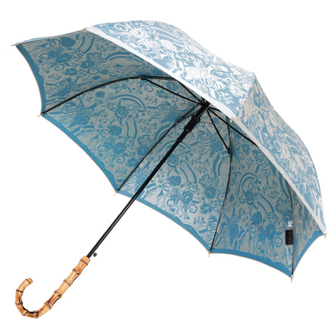 ブルーの婦人長傘