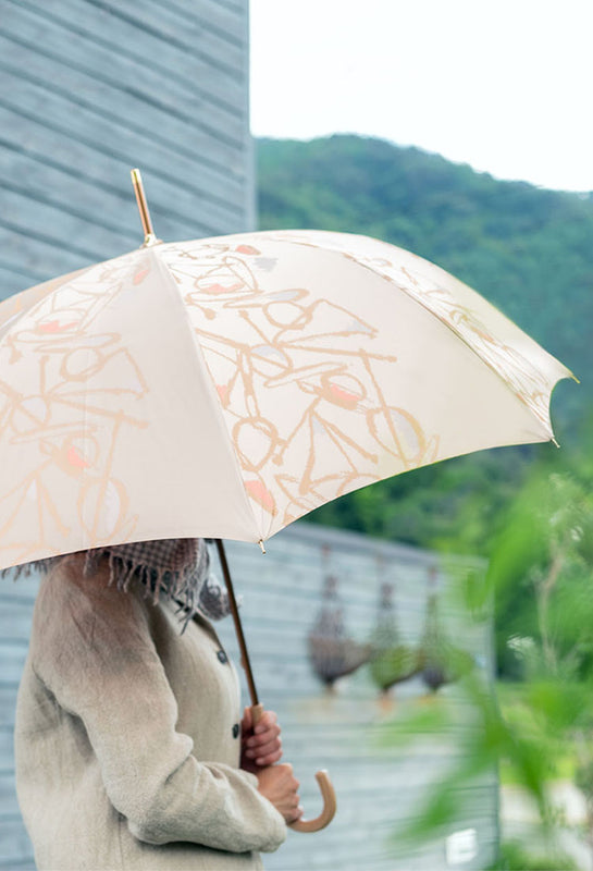 最大50％オフ！ 槙田商店折りたたみ傘 ”絵おり” 大バラ