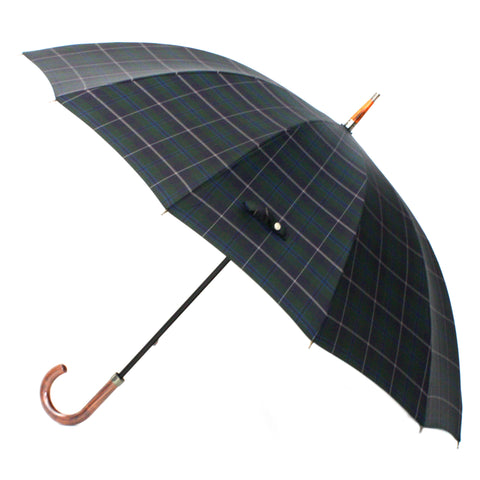 タータンチェック柄の紳士傘